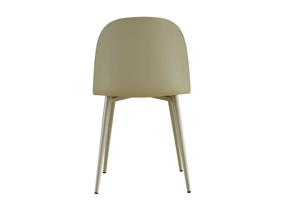 Cadeira 'JASMON' Almofada PU Cinza-Verde, dimensões A81 x L51 x P44, ideal para a sua cozinha ou sala de jantar.