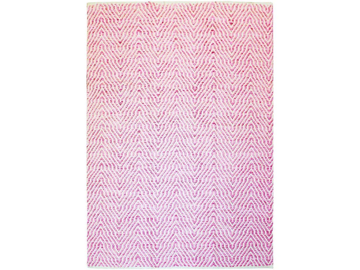 Tapis fait main rose 410 appetizer - 80 x 150 cm