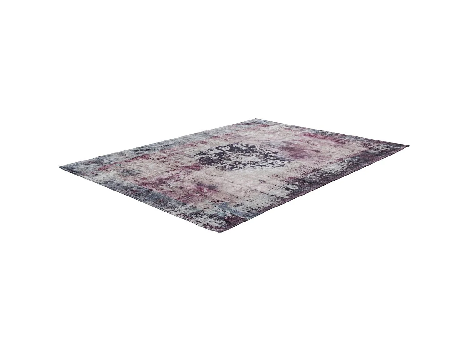 Tapis tissé vintage 8403 anthracite - 140 x 200 cm