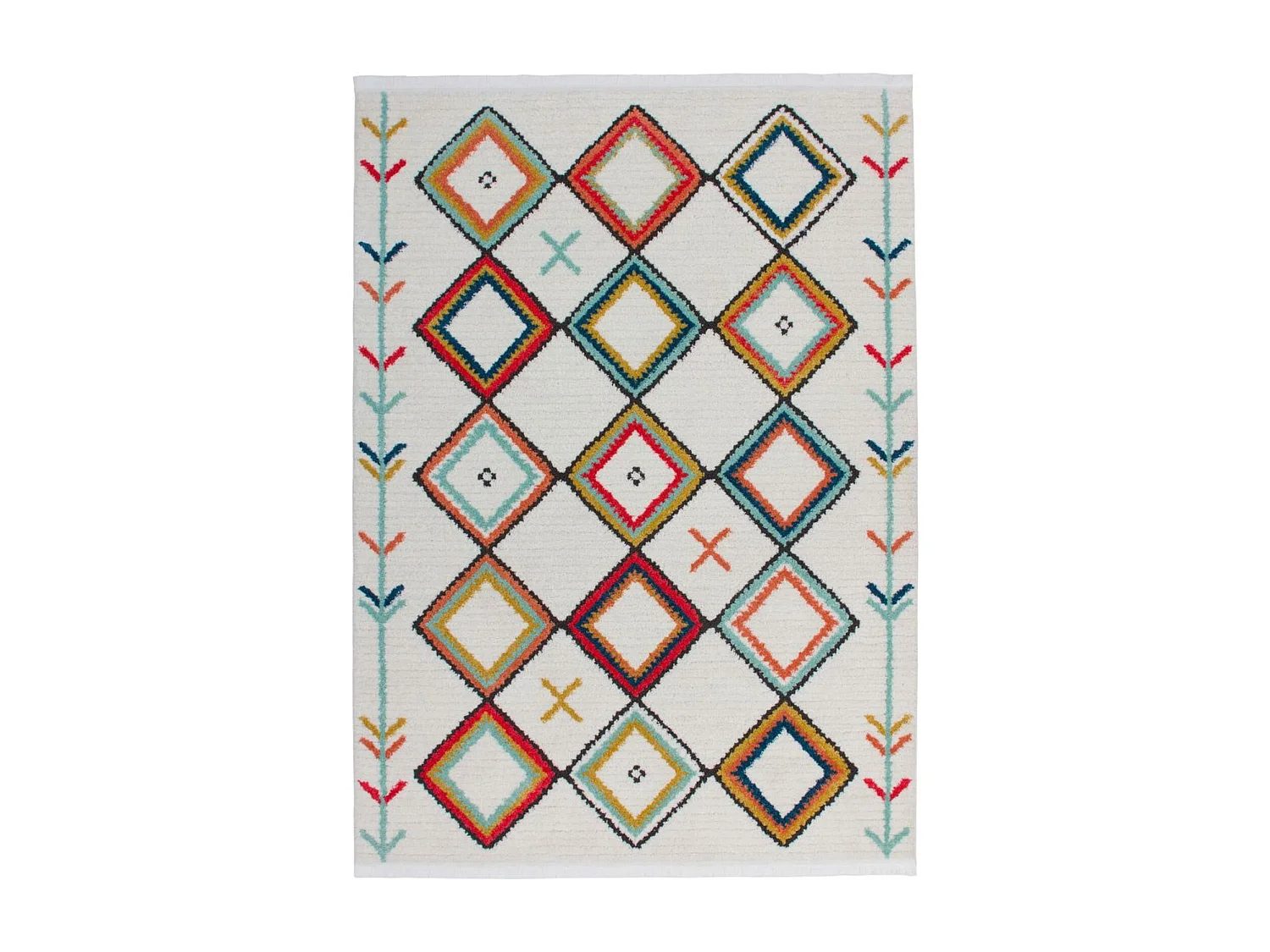 Tapis tissé agadir 210 multicolore - 120 x 170 cm