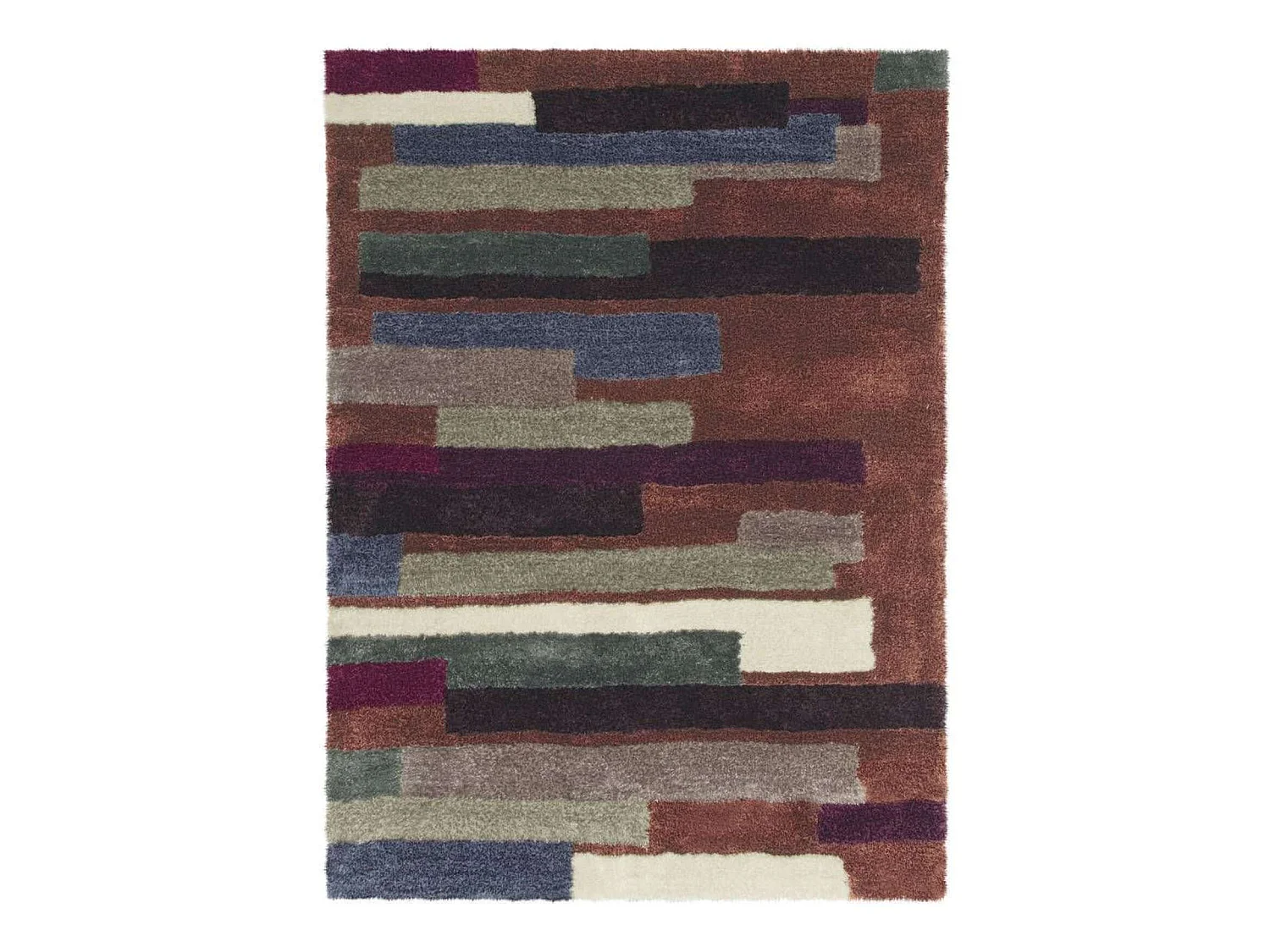 Tapis danse 8104 multicolore chocolat - 140 x 200 cm