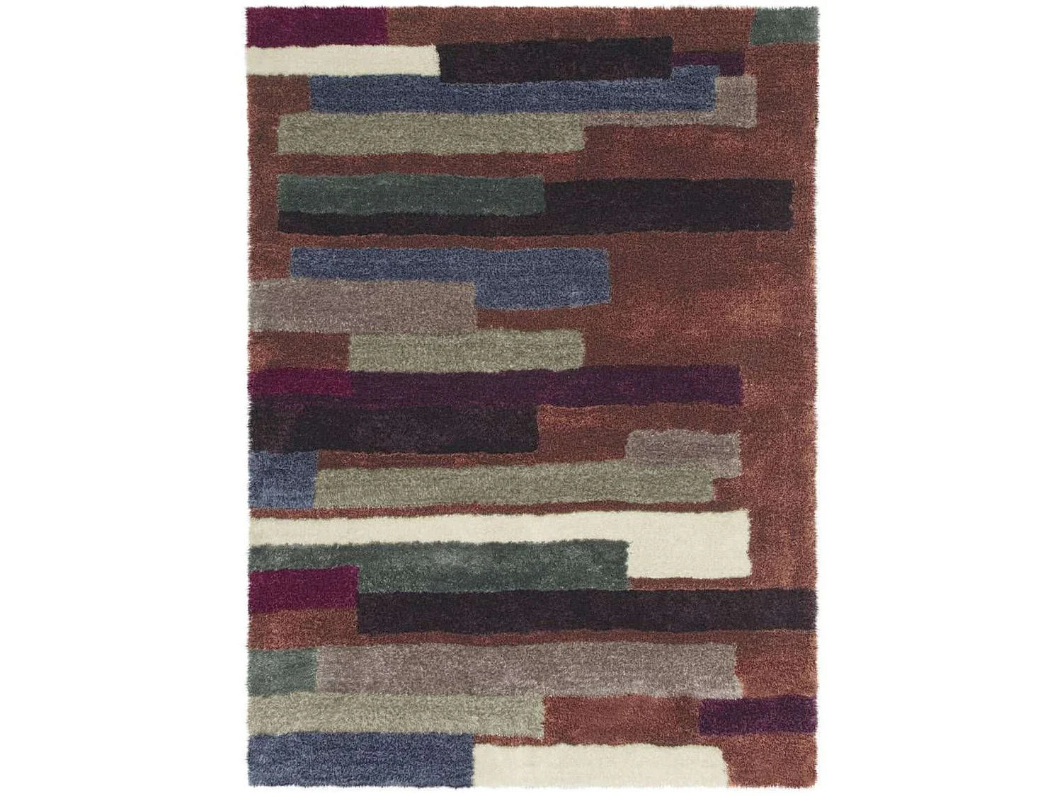 Tapis danse 8104 multicolore chocolat - 140 x 200 cm
