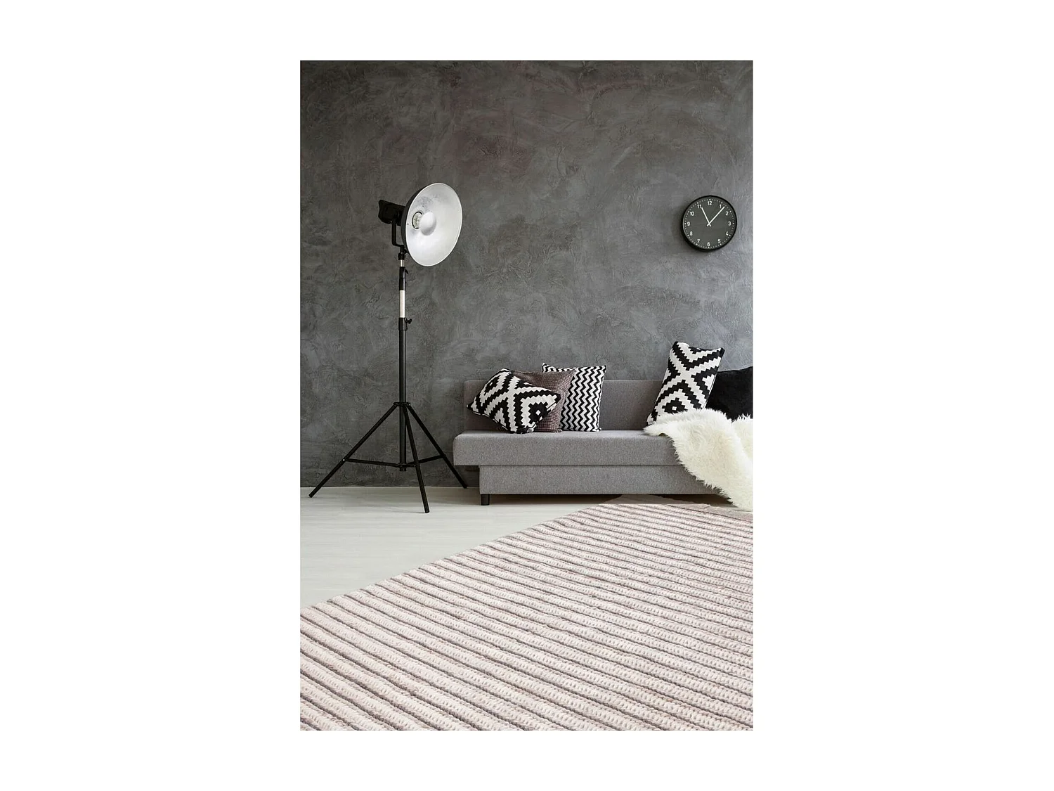 Tapis fait main natura 210 natural crème - 80 x 150 cm