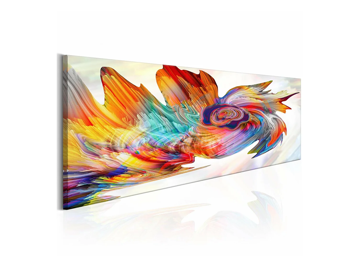 Tableau cyclone coloré - 150 x 50 cm