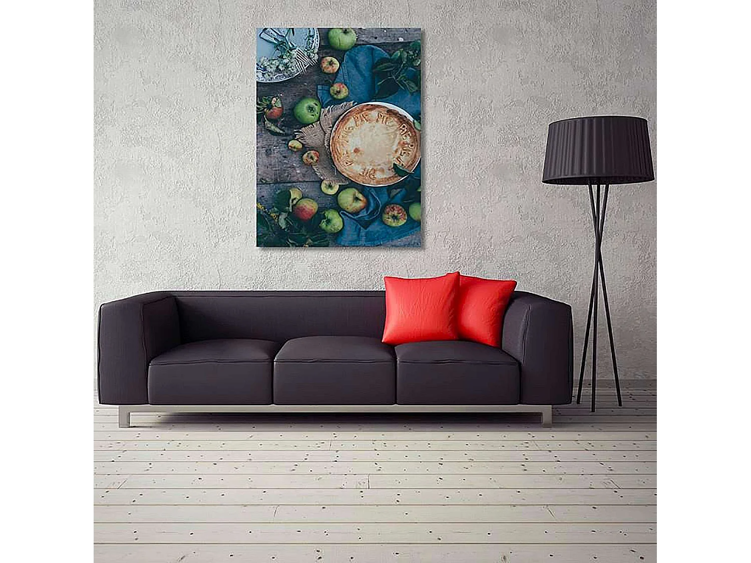 Tableau bois gâteau sur la table - 80 x 120 cm