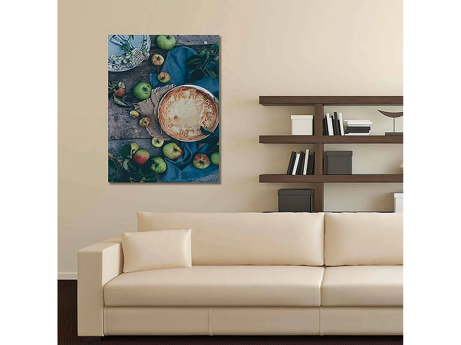 Tableau bois gâteau sur la table - 80 x 120 cm