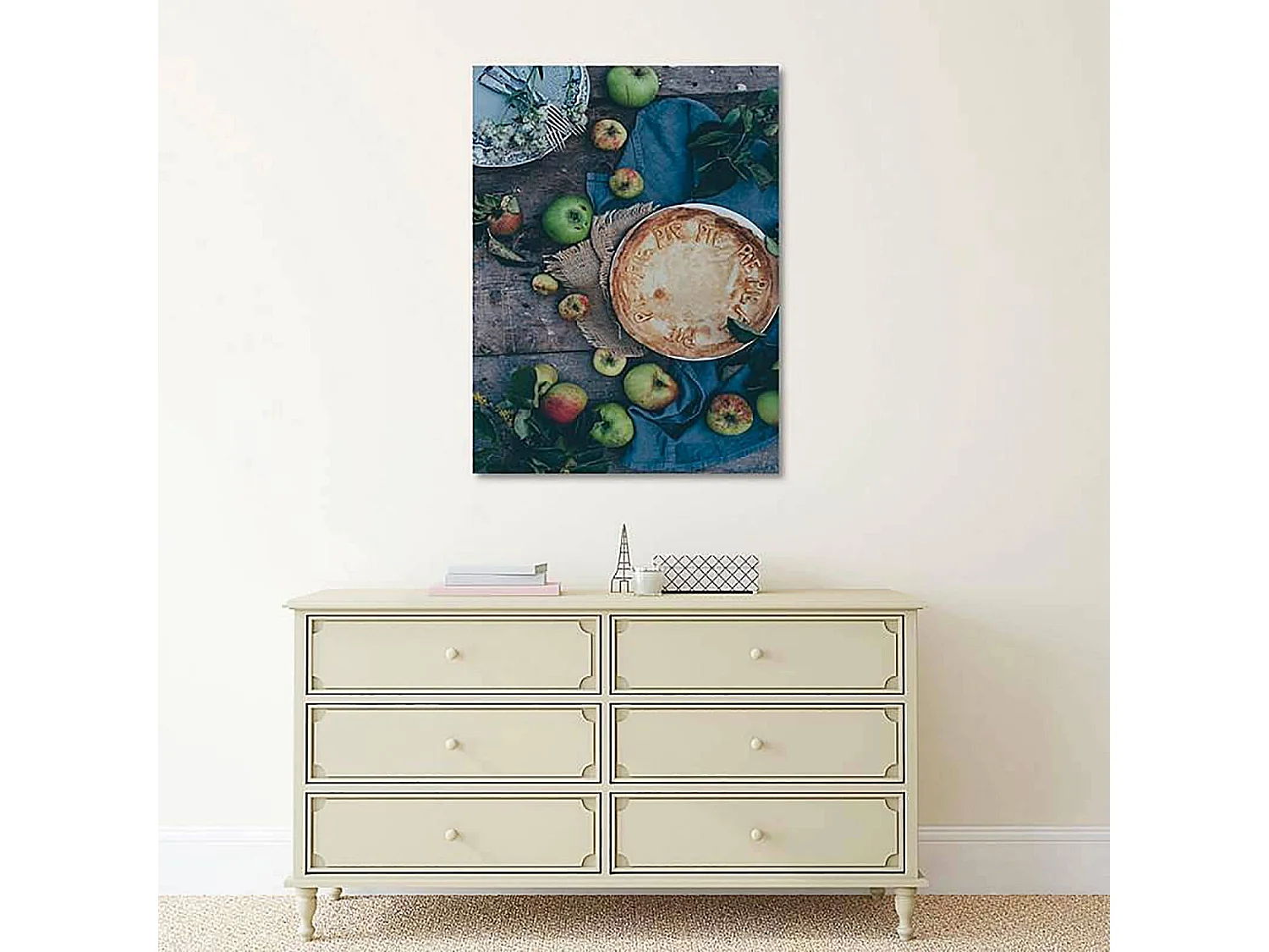 Tableau bois gâteau sur la table - 80 x 120 cm