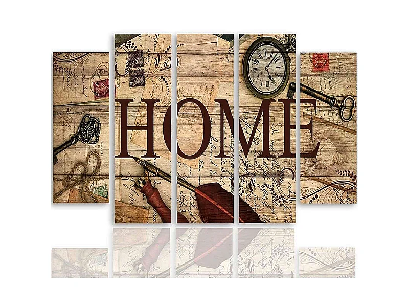 Tableau maison millénaire - 150 x 100 cm