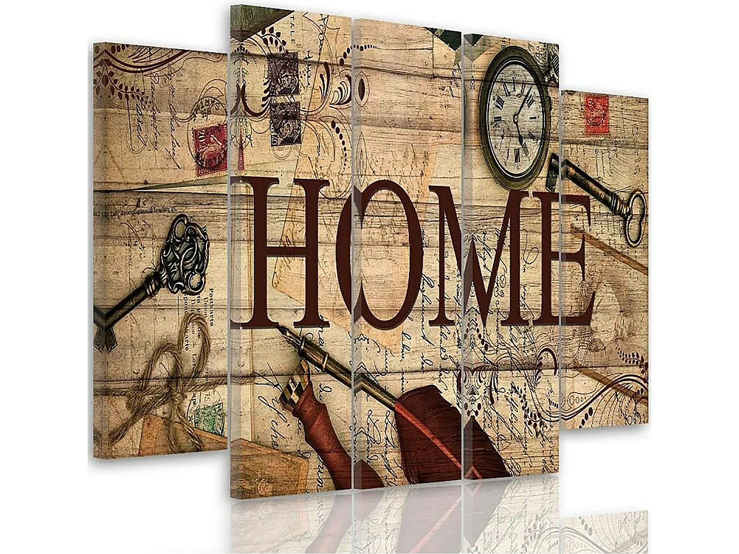 Tableau maison millénaire - 150 x 100 cm