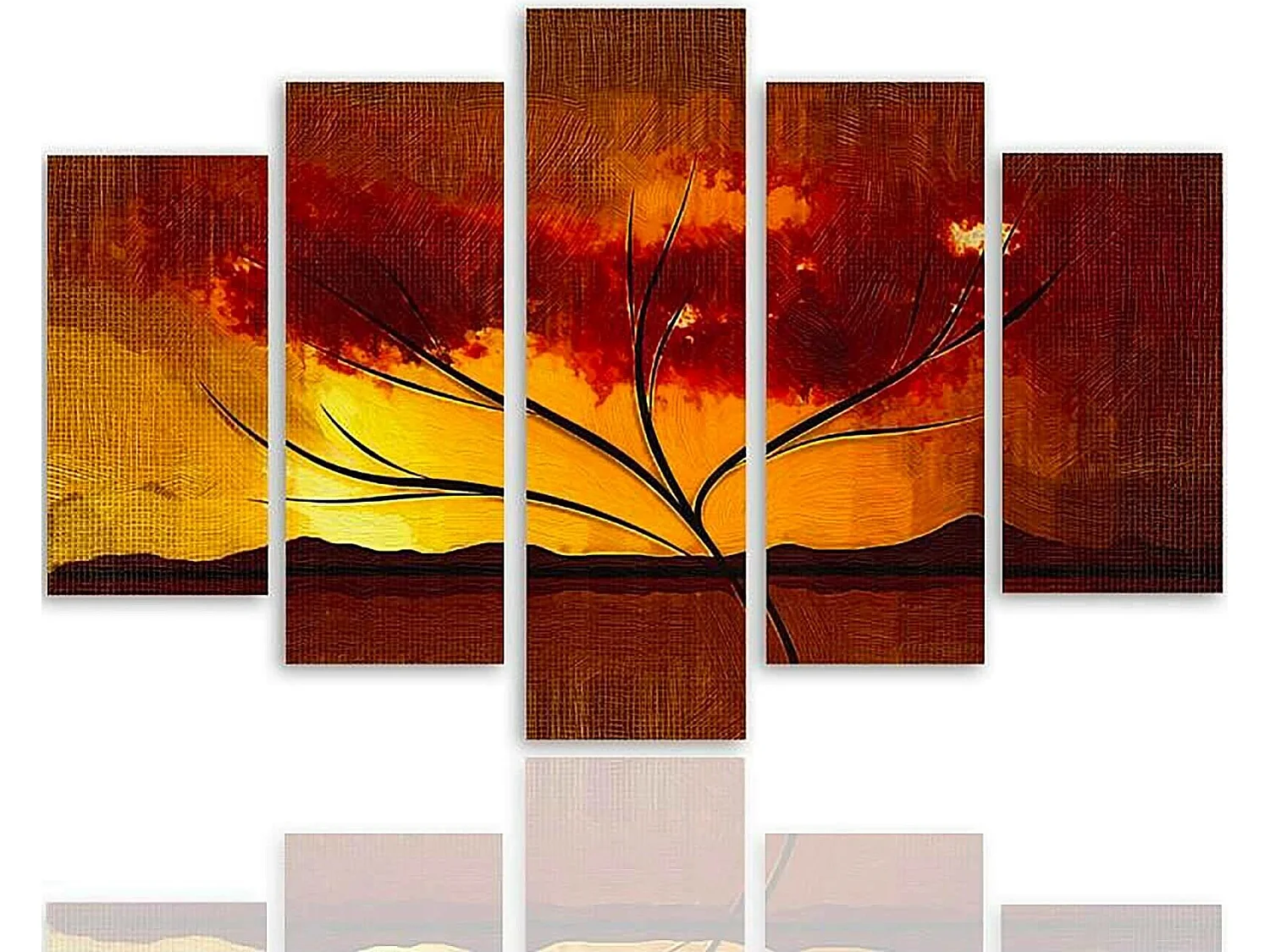 Tableau un arbre sec - 200 x 100 cm