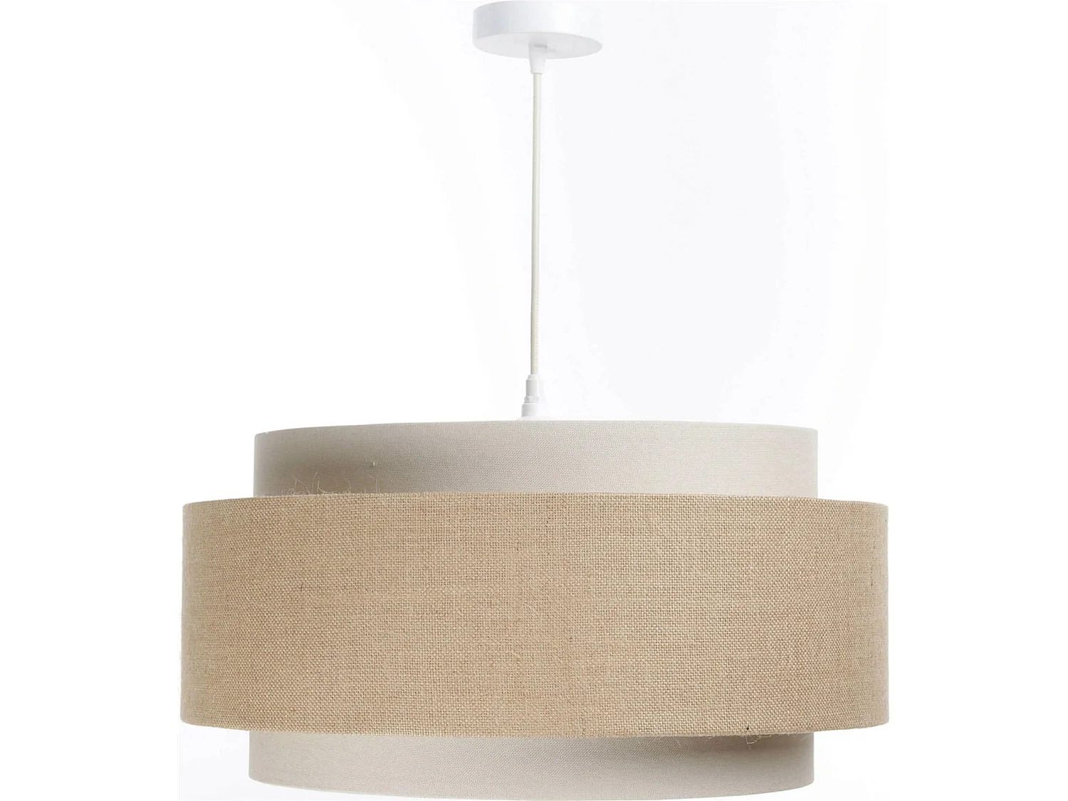 Suspension Extérieur beige, intérieur crème