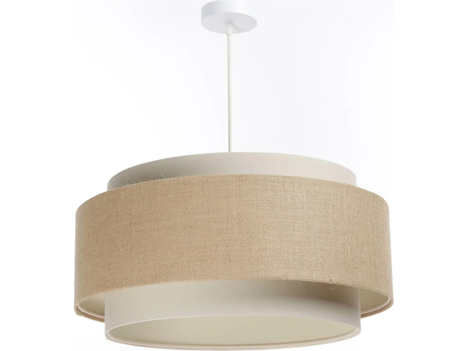 Suspension Extérieur beige, intérieur crème