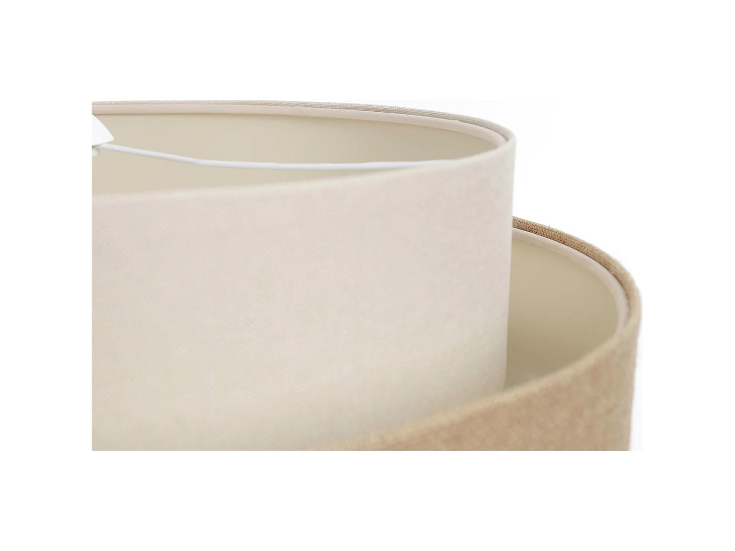 Suspension Extérieur beige, intérieur crème