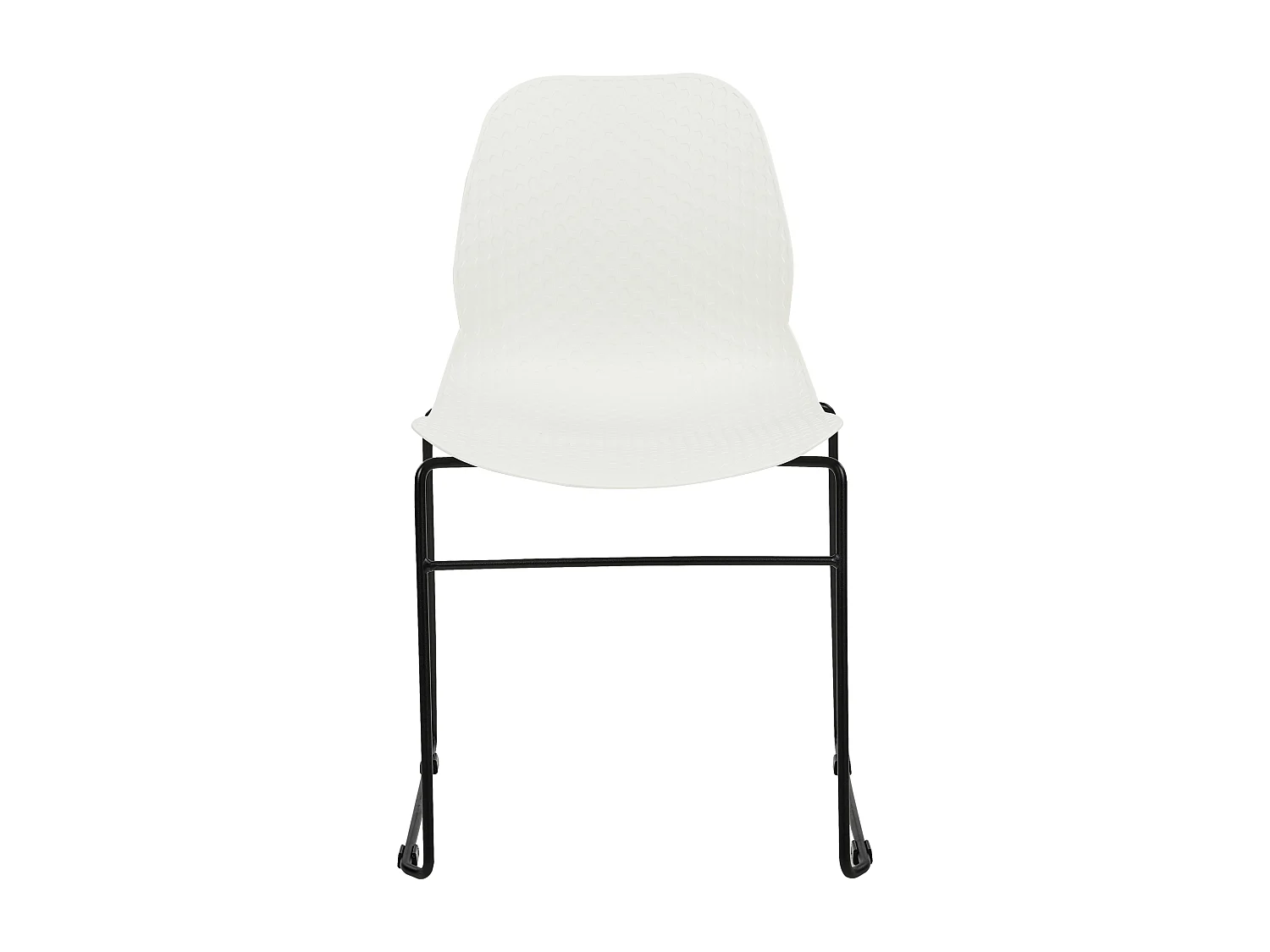 Conjunto de 4 sillas de comedor PANORA Blanco