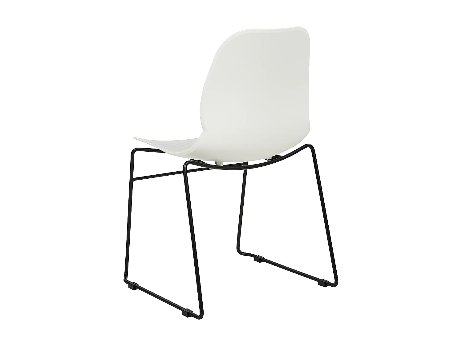 Conjunto de 4 sillas de comedor PANORA Blanco