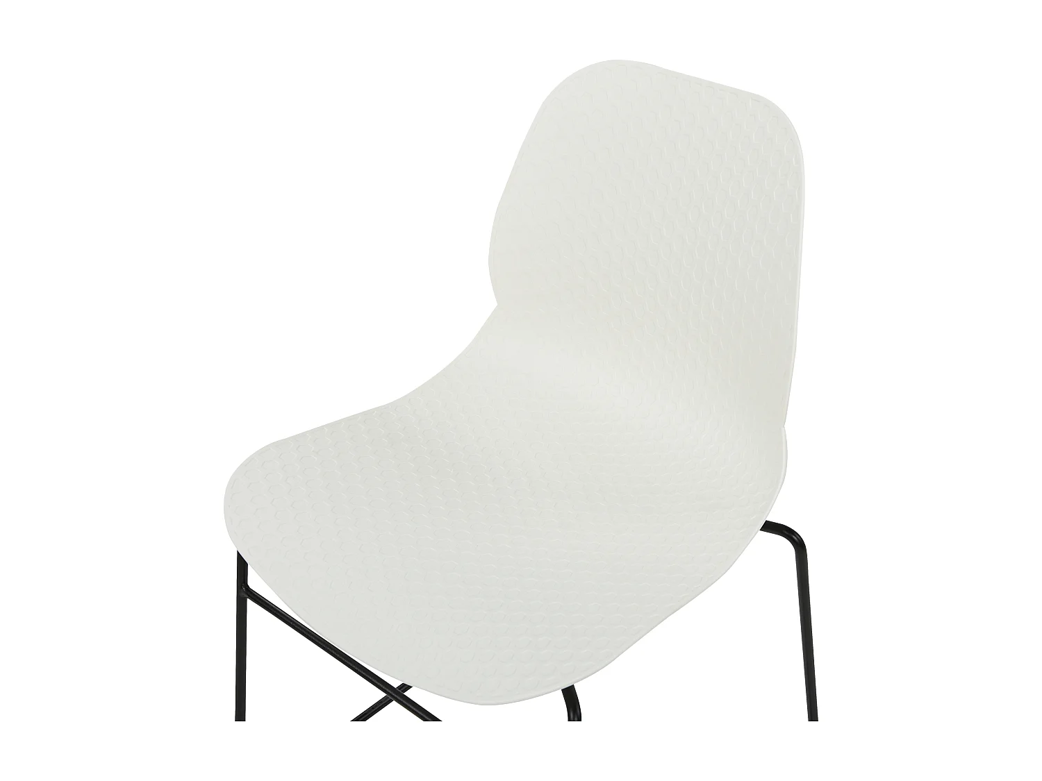 Conjunto de 4 sillas de comedor PANORA Blanco