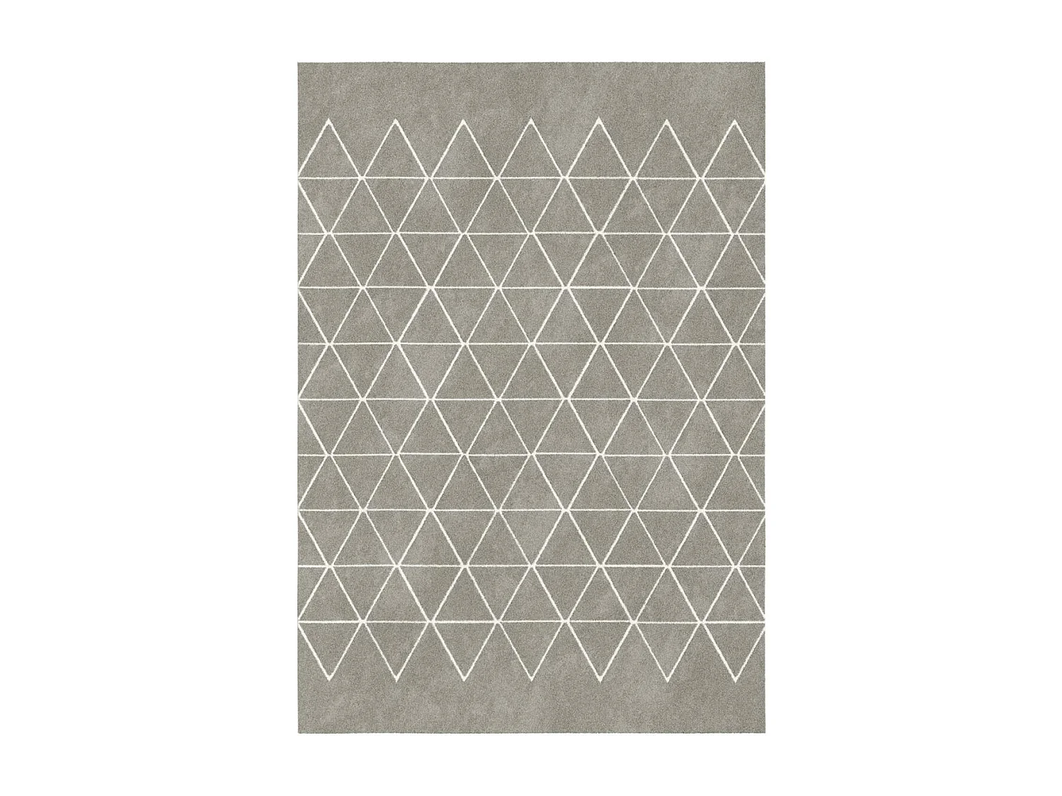 tapis salon 140x200 tissé gris et crème rectangle motif abstrait LUCEN 4