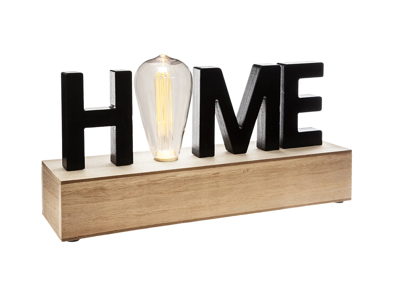 Mot Décoration Led Home Noir - ATMOSPHERA