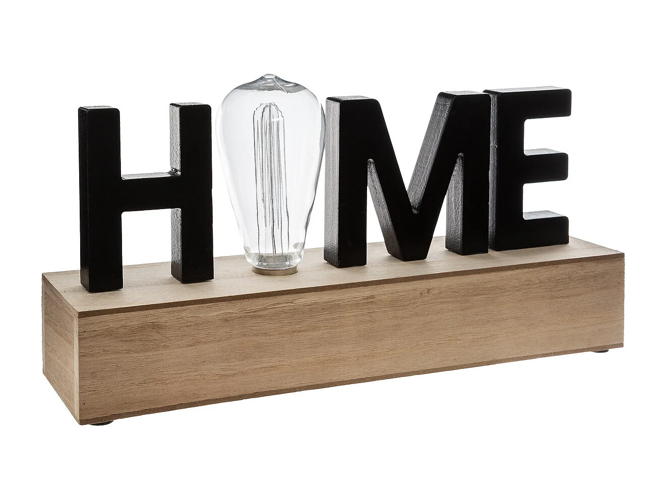Mot Décoration Led Home Noir - ATMOSPHERA