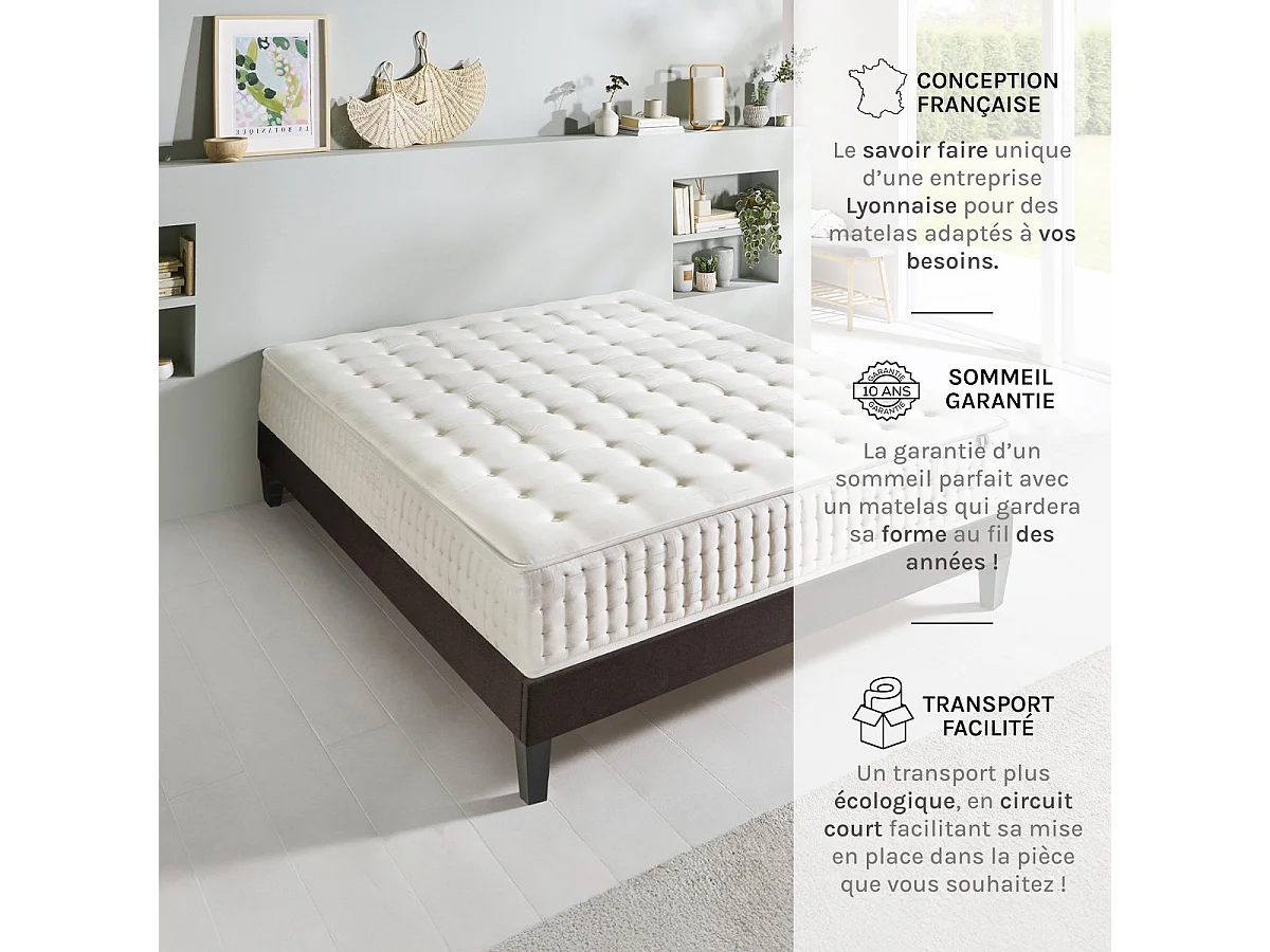 Matelas Apollon - Mémoire de forme - 25 cm - 160x200 cm