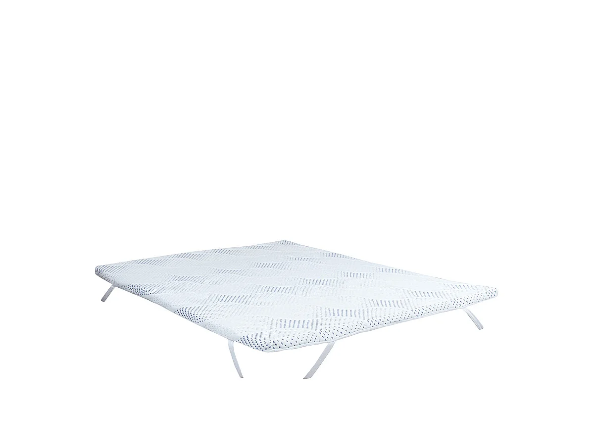 Surmatelas Viscotouch - Mémoire de forme + gel thermorégulant - Fabriqué en France - 5 cm d'épaisseur