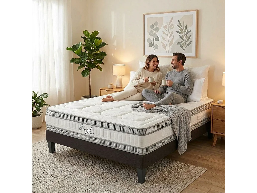 HYPSOM | Matelas ROYAL 5* 90x190 cm | Mousse avec mémoire de forme