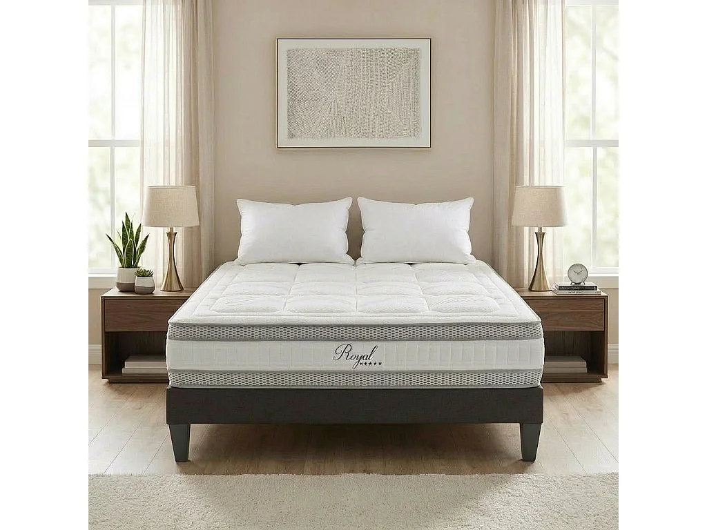 HYPSOM | Matelas ROYAL 5* 90x190 cm | Mousse avec mémoire de forme