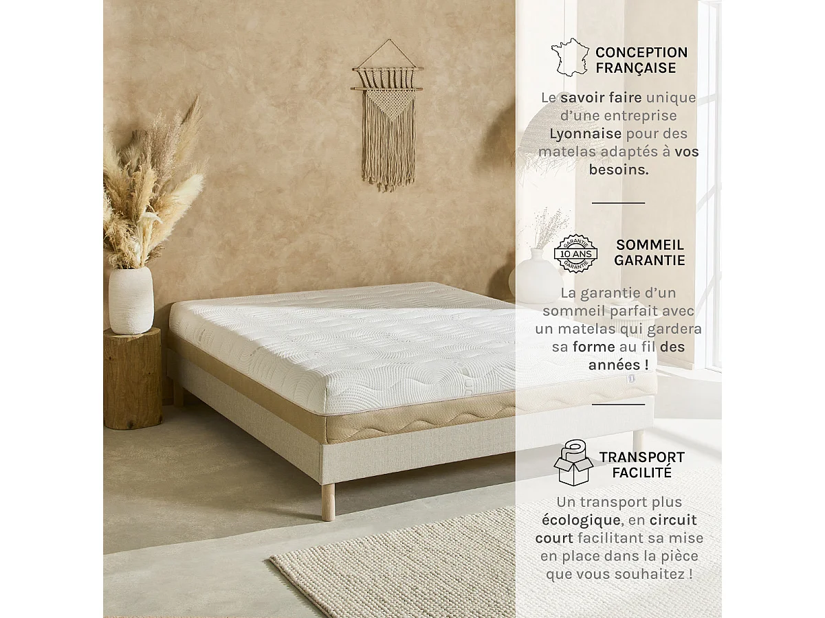 Matelas Mousse Royal 5 Etoiles 90x190 cm Accueil Mémoire de forme