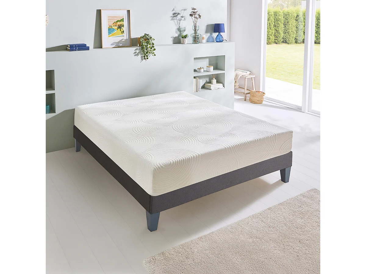 Matelas Hera - Mousse mémoire de forme - 24 cm, soutien mi-ferme - 140x200 cm
