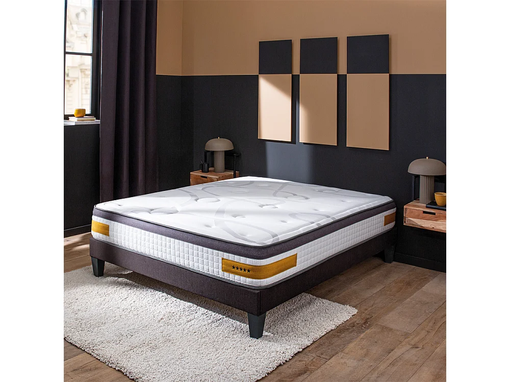 BELLECOUR LITERIE | Matelas LINKOPING 120x190 cm | Mousse avec mémoire de forme