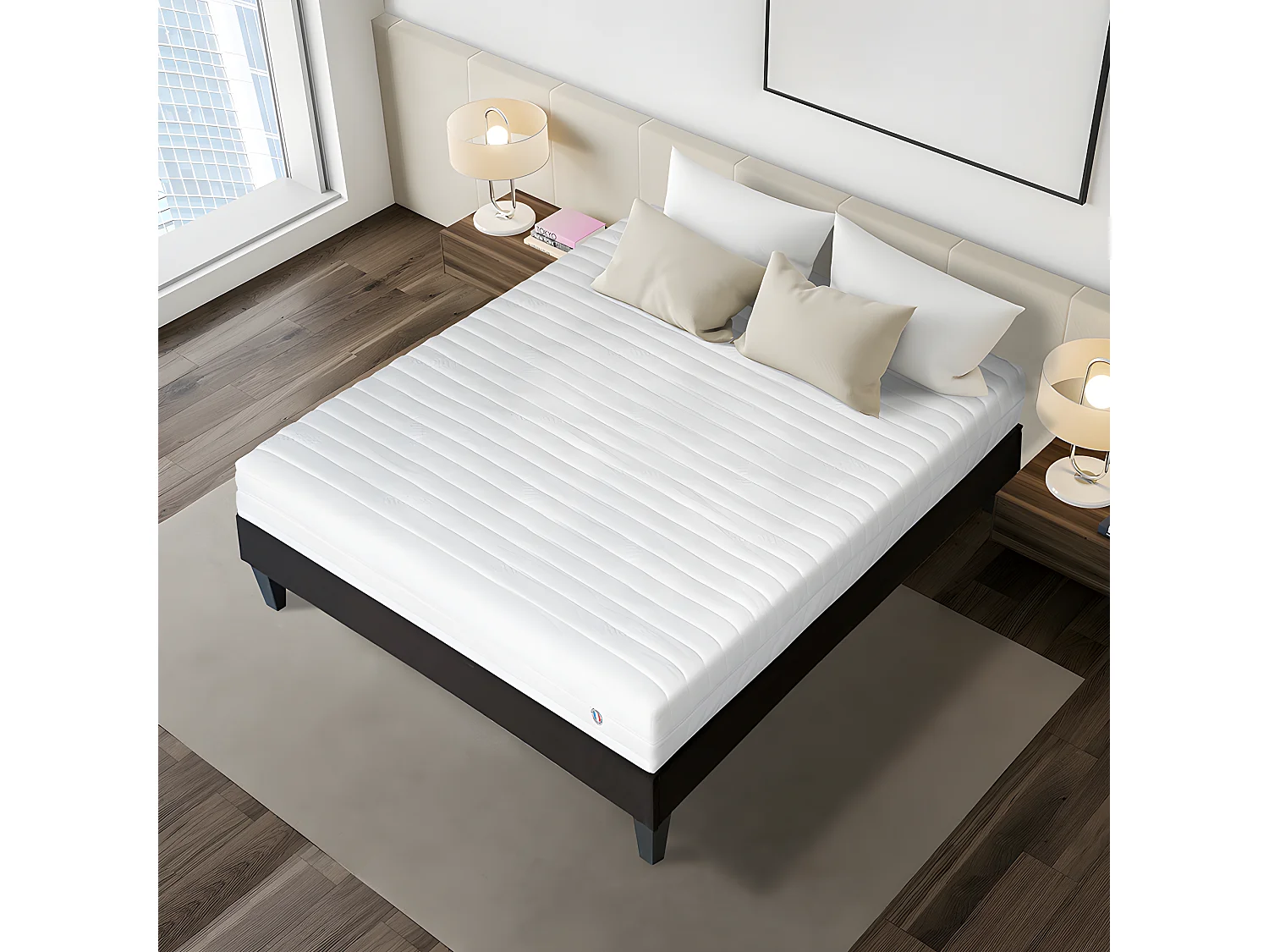 OLYMPE LITERIE | Matelas KLO 160x200 cm | Mousse Haute Densité
