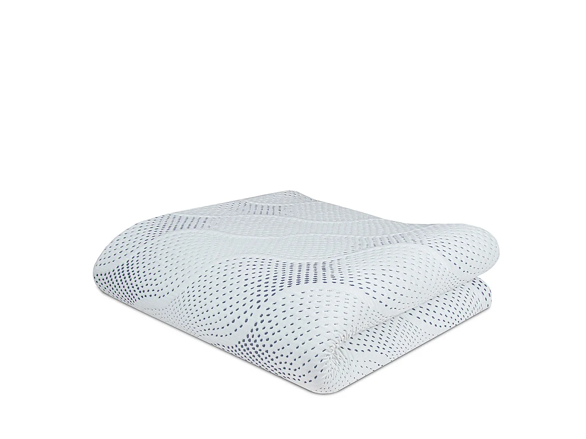 Surmatelas Viscotouch - Mémoire de forme + gel thermorégulant - Fabriqué en France - 5 cm d'épaisseur