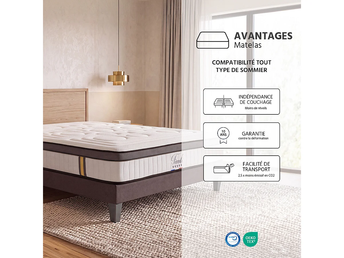 Matelas au soutien ferme