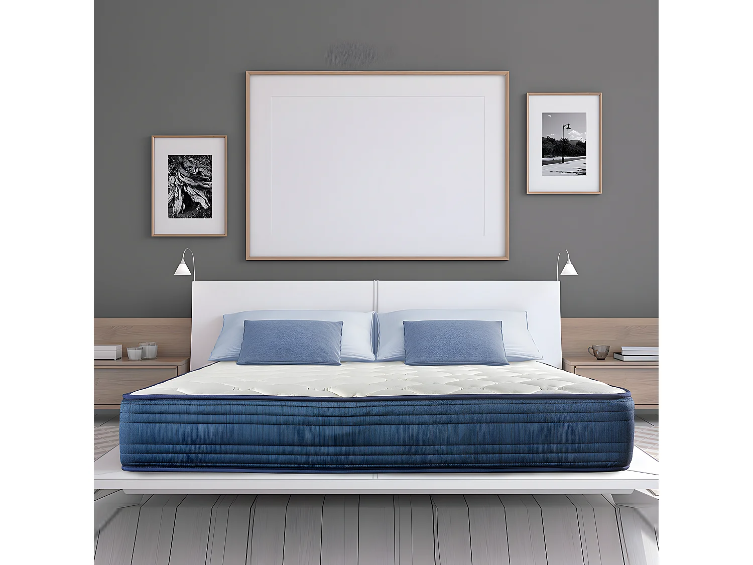 BELLECOUR LITERIE | Matelas QUINCONCES 160x200 cm | Ressorts ensachés