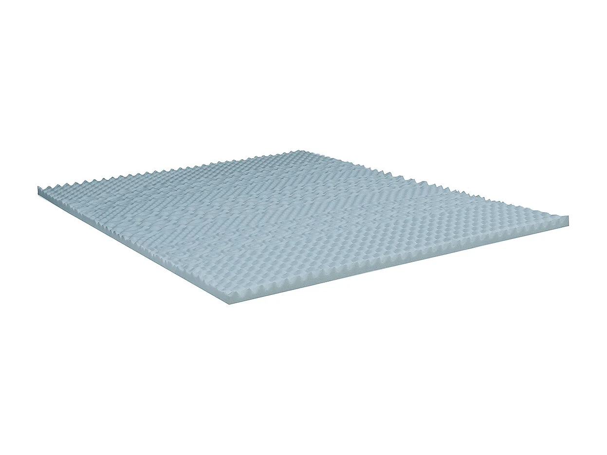 OLYMPE LITERIE | Surmatelas GEL REFRESH 160x200 cm | Mémoire de forme avec gel thermorégulateur