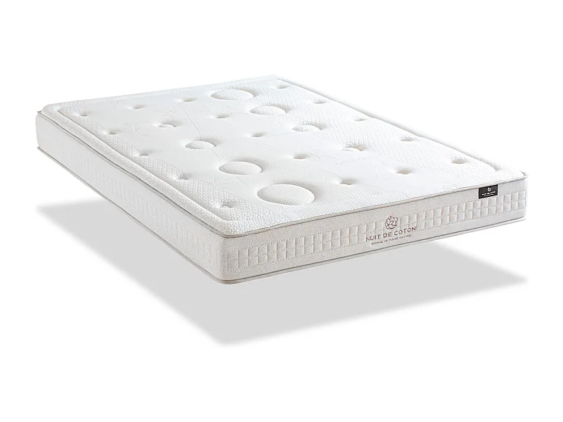 NUIT DE COTON | Matelas PRELUDE 2.0 140x200 cm | Latex 100% Naturel