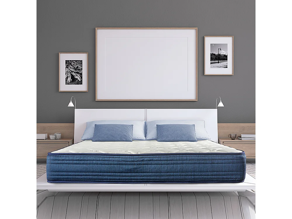 BELLECOUR LITERIE | Matelas QUINCONCES 90x190 cm | Ressorts ensachés