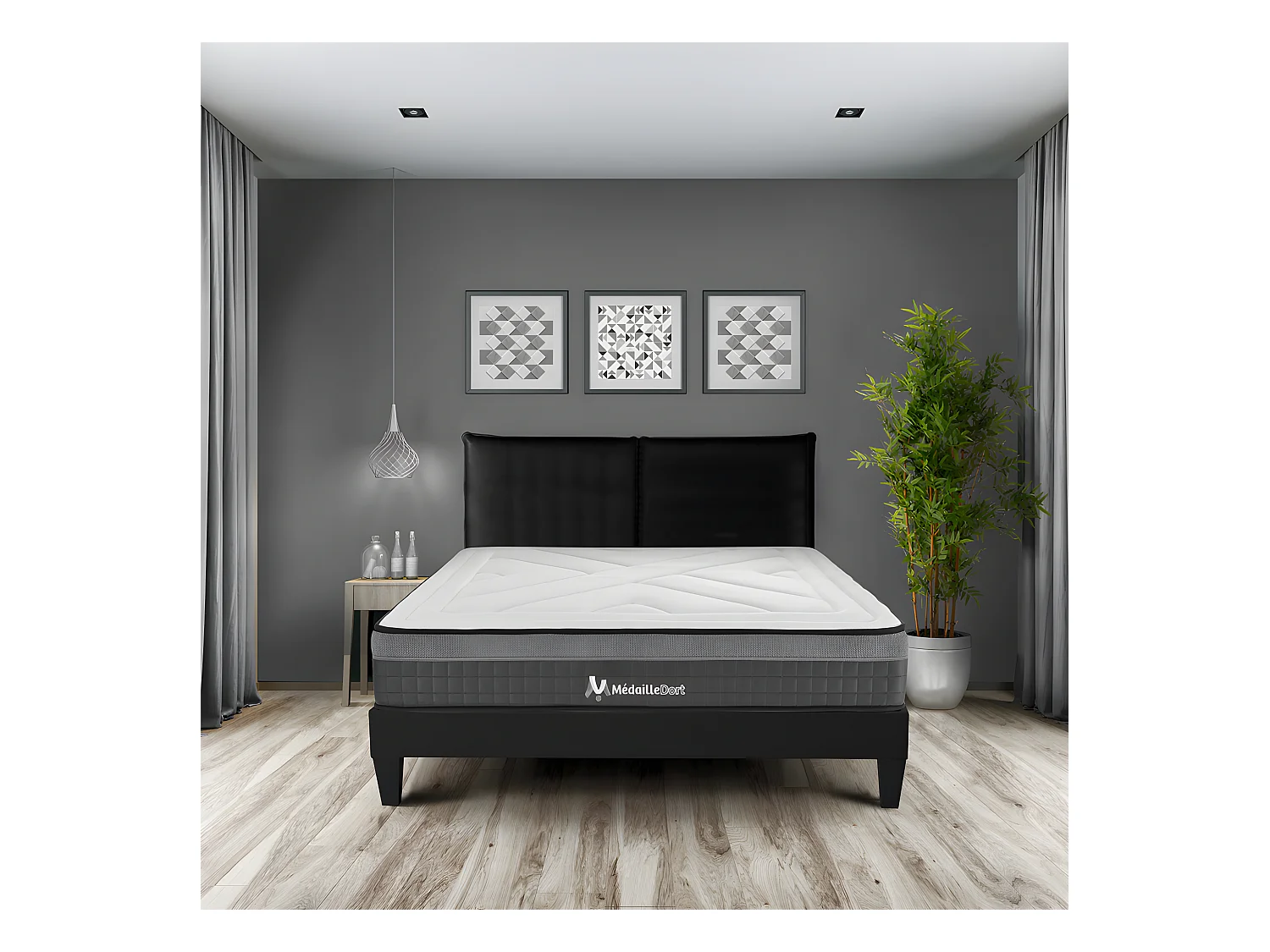 MEDAILLE DORT | Matelas ACTIVE + 90x200 cm | Mousse avec mémoire de forme