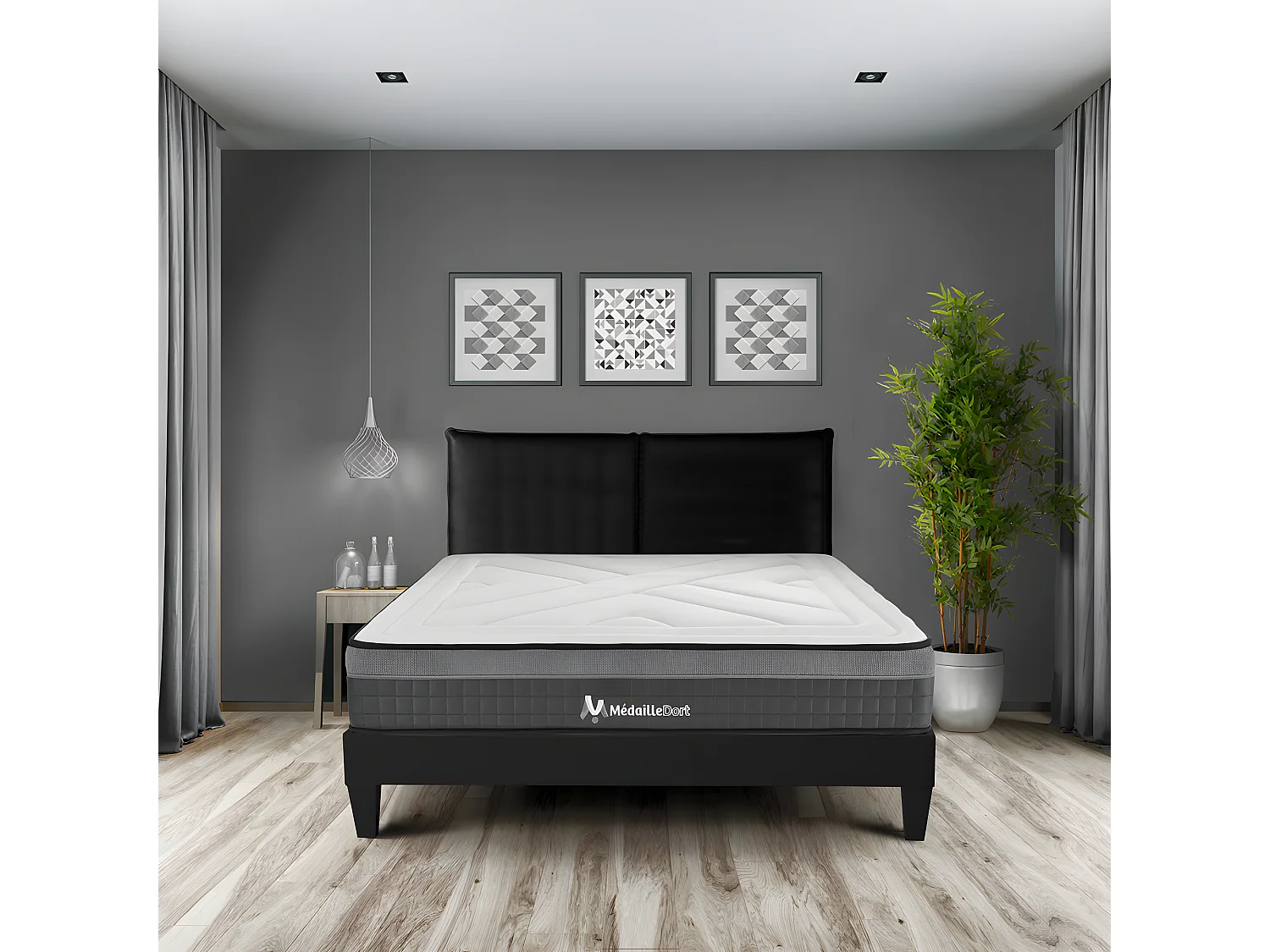 MEDAILLE DORT | Matelas ACTIVE + 90x200 cm | Mousse avec mémoire de forme