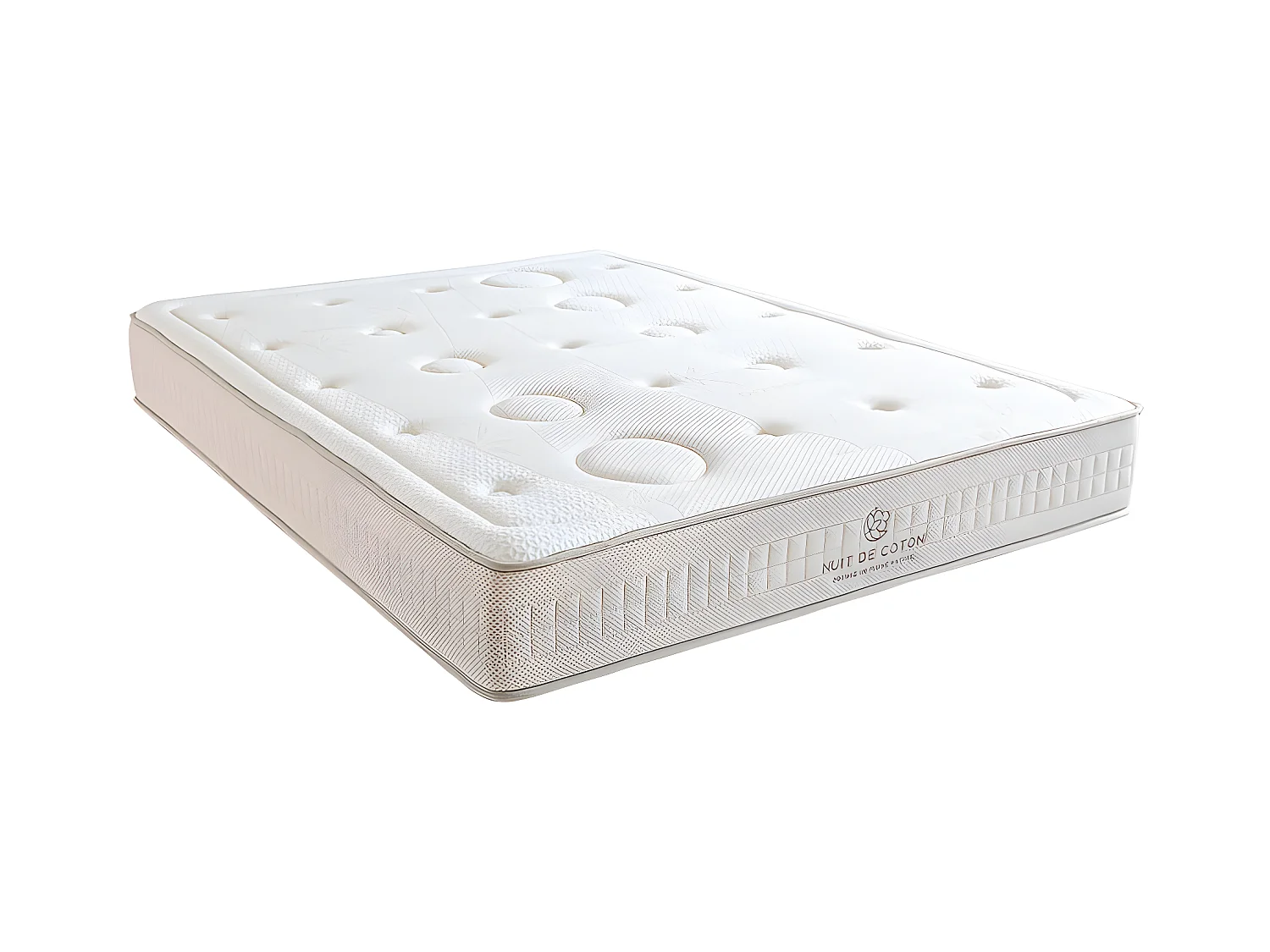 NUIT DE COTON | Matelas PRELUDE 2.0 160x200 cm | Latex 100% Naturel