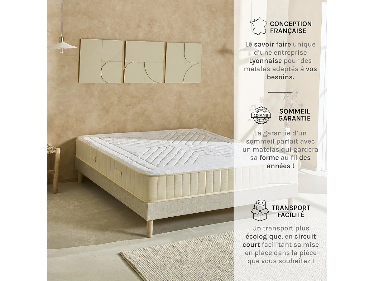 Matelas Mousse Symphonie 2.0 140x190 cm Accueil Mémoire de forme