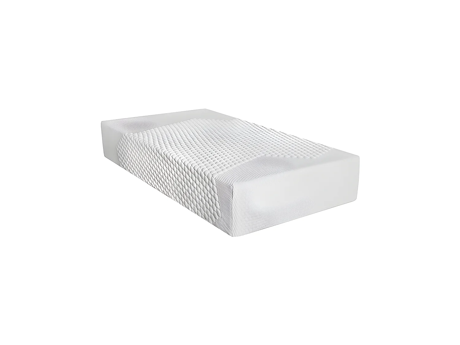 BELLECOUR LITERIE | Matelas AINAY 90x200 cm| Mousse avec mémoire de forme