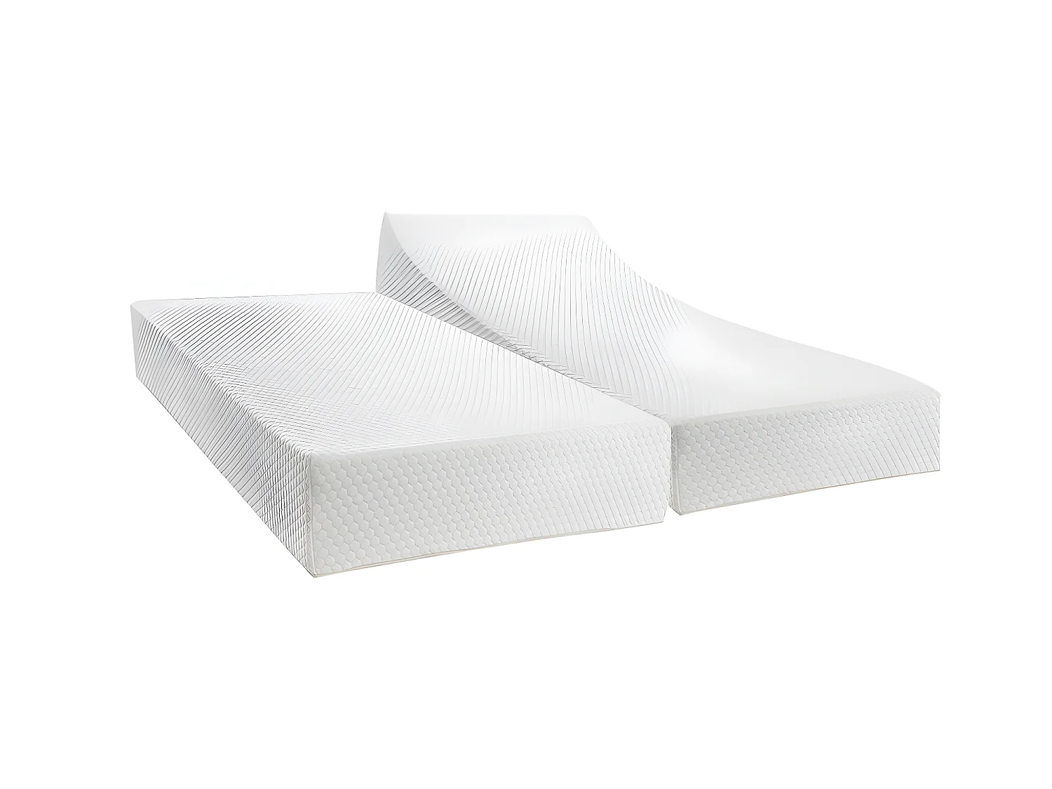 NEOREV | Matelas CUMULUS Duo 2x90x200 cm | Mousse avec mémoire de forme