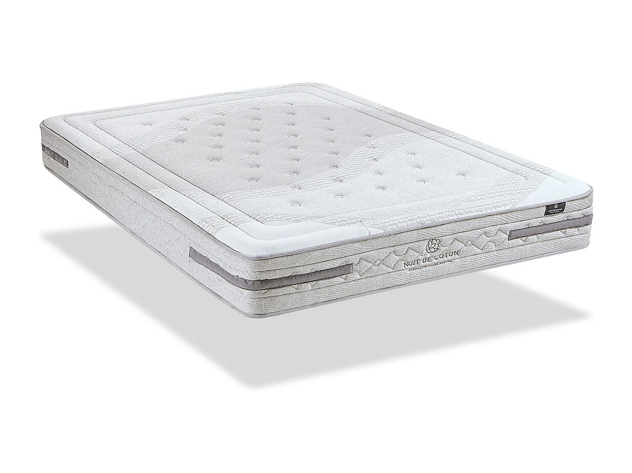 NUIT DE COTON | Matelas SERENADE 90x190 cm | Ressorts ensachés