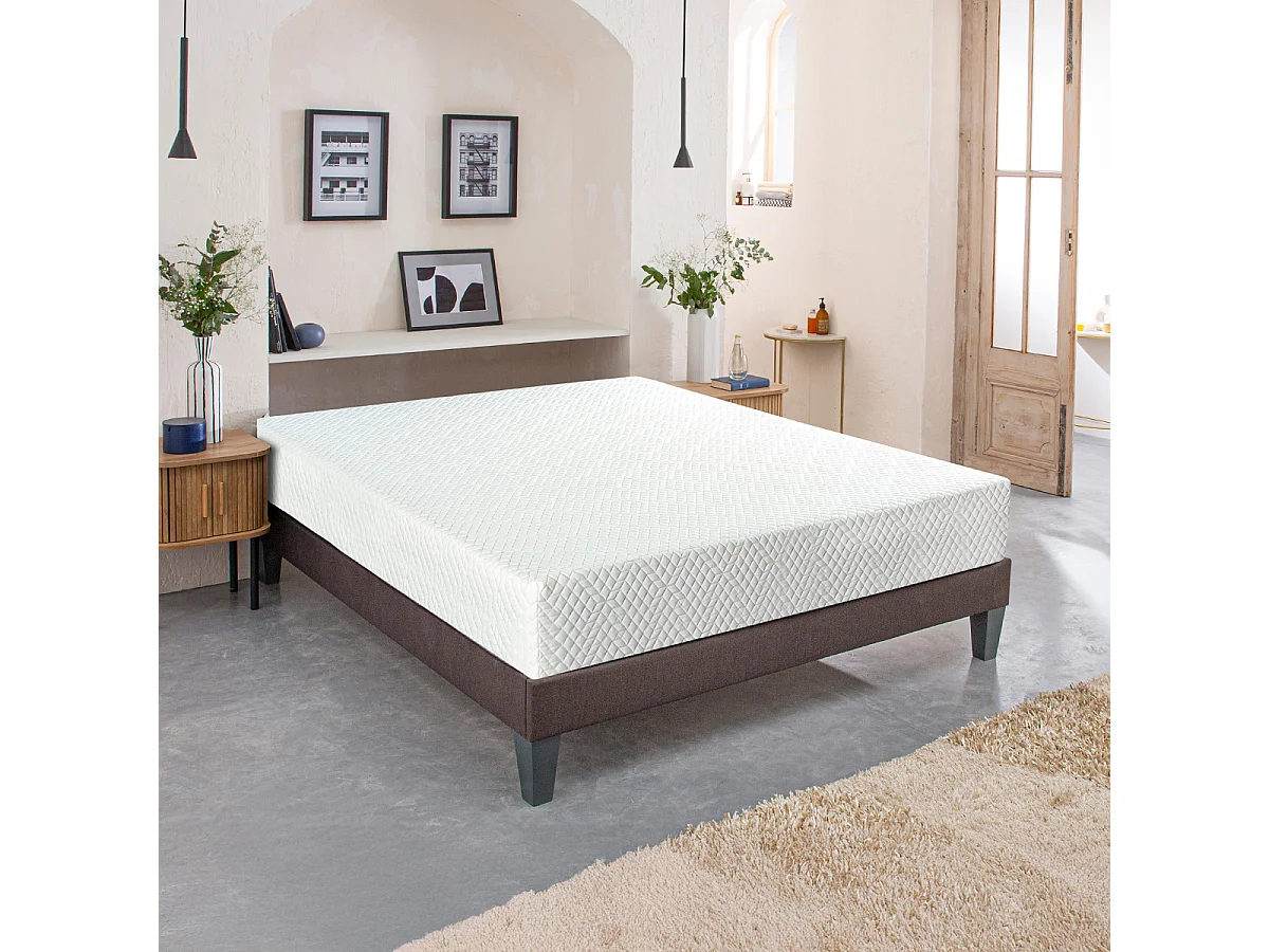 Matelas Absolu - Mémoire de forme - Soutien ferme - 21 cm - 90x190 cm