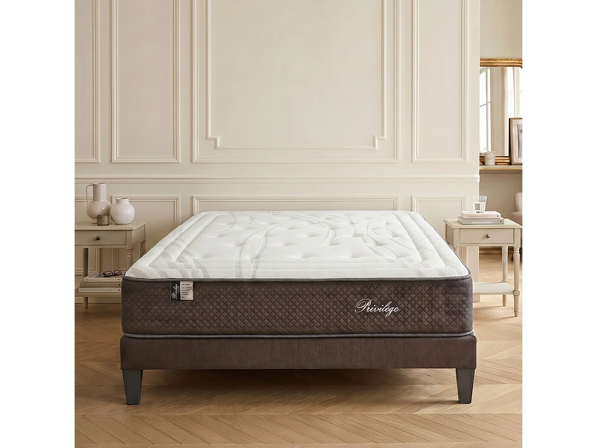 Matelas Ressorts Privilège 90x190 cm Accueil Mousse hypersoft