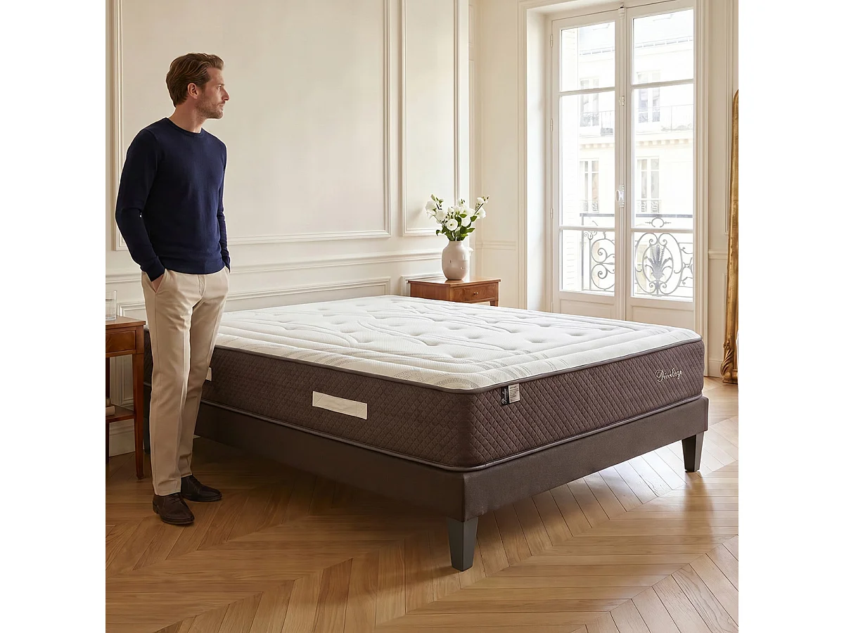 Matelas Ressorts Privilège 90x190 cm Accueil Mousse hypersoft