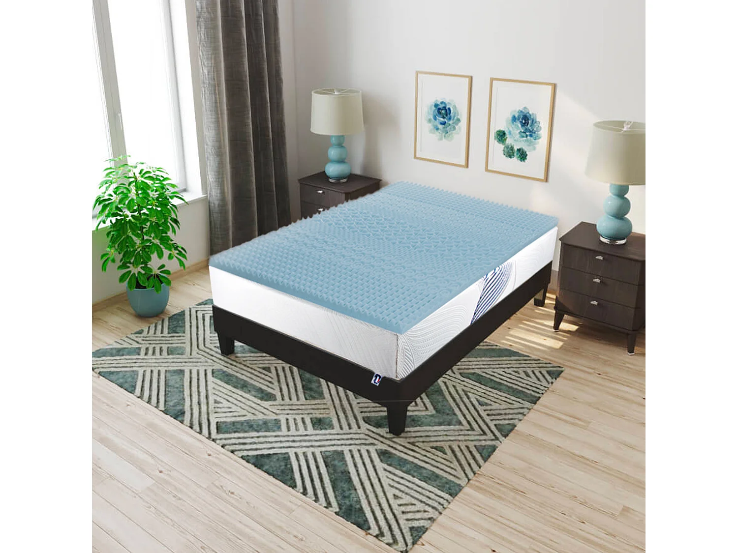 Surmatelas en gel de 6 cm