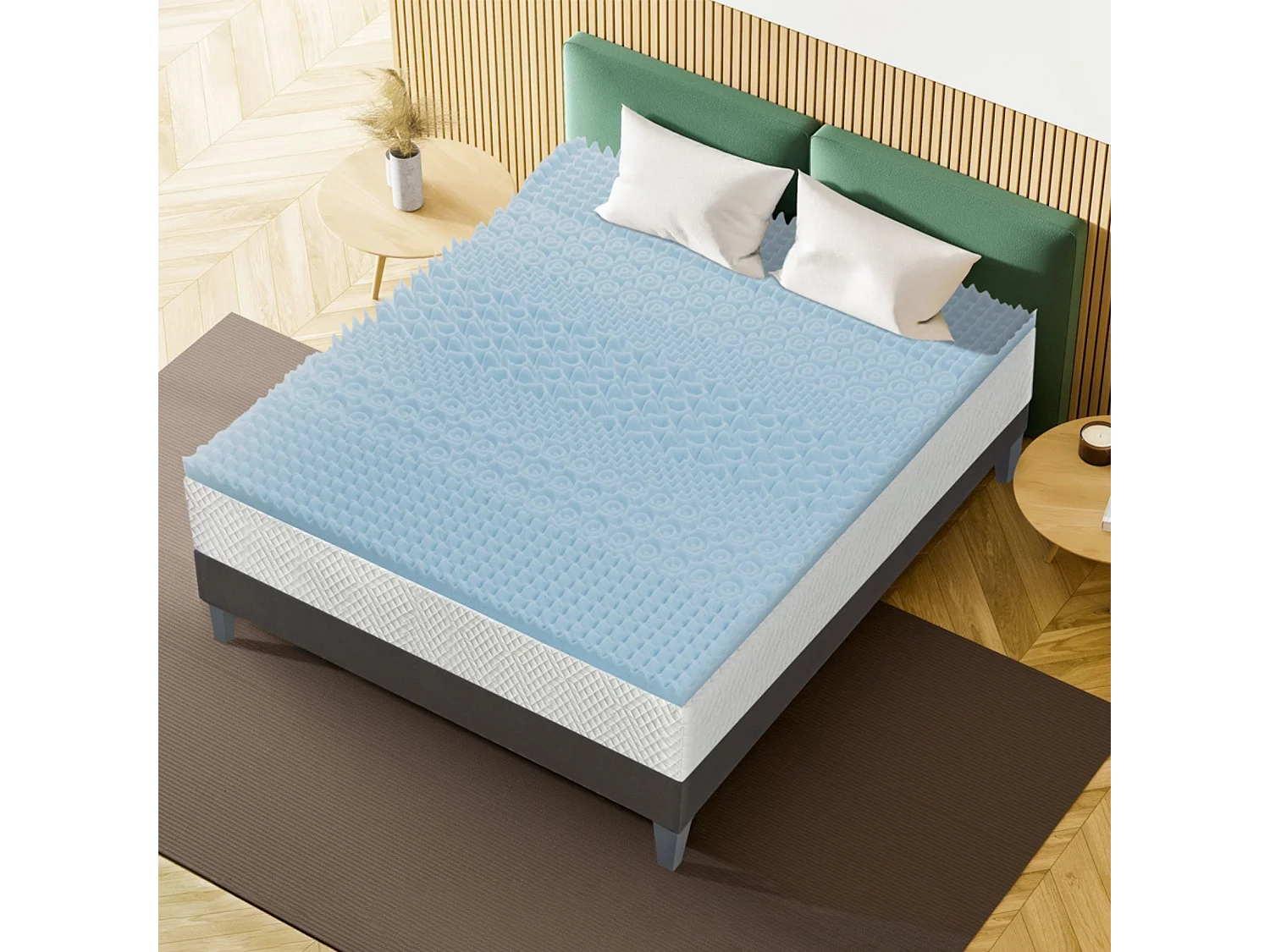 Surmatelas en gel de 6 cm