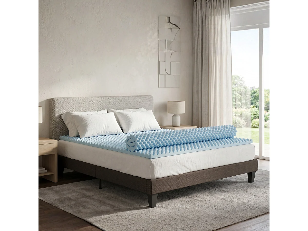 Surmatelas en gel de 6 cm